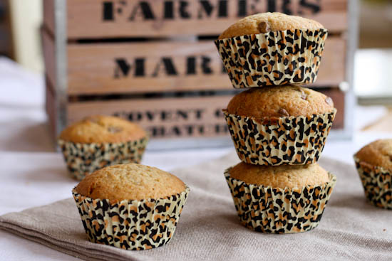 brown butter chocolate chip muffins