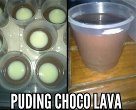 Cara Membuat Resep Puding Choco Lava 