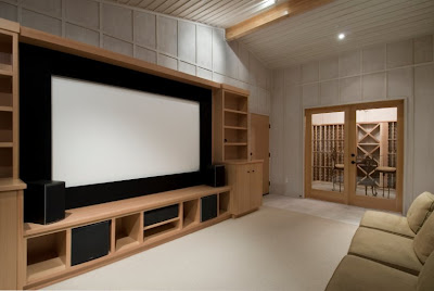 Home Theater Centers on Home Theater Furniture And Cabinetry Design