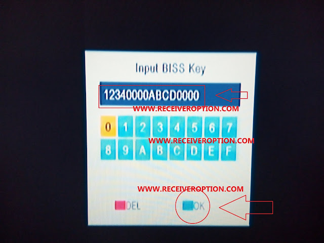 NEOSET 17000 HD RECEIVER BISS KEY OPTION