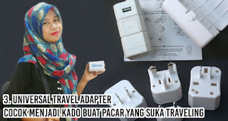 Universal Travel Adapter cocok menjadi kado buat Pacar Yang suka traveling