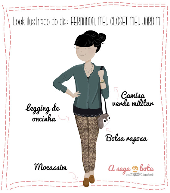 ilustração, desenho, look do dia, moda, delicado, cute, ilustradora Kênia Lopes