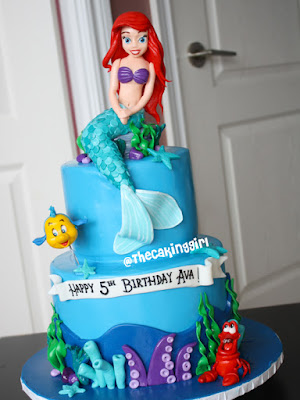 the little mermaid cake for kids