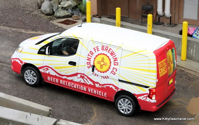 santa fe brewing beer relocation vehicle
