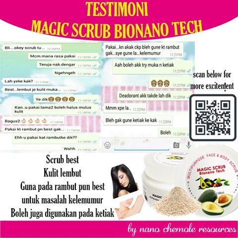 Glimmerz skincare / Magic scrub bio nano tech