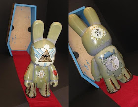 Universal Bunny 9 Inch Custom Qee Front & Back by FOOX