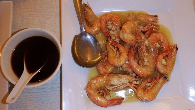 "buttered prawns" at Yu Huan Seafood Palace in Catarman Northern Samar