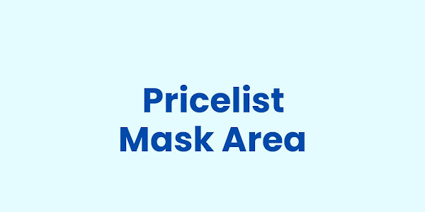 Pricelist Mask Area - April 2024