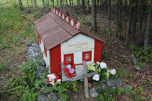 Eklutna cemetery spirit houses