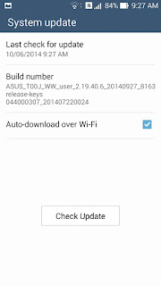 Update zenfone 5 ke kitkat sudah selesai