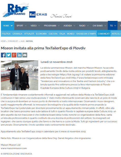 http://www.smtvsanmarino.sm/comunicati/2018/11/12/miseon-invitata-alla-prima-textailerexpo-plovdiv