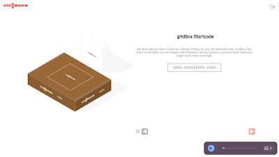 Viessmann Gridbox Einrichtung Startbildschirm