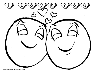 Valentine Coloring Pages