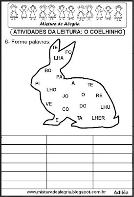 leitura e interpretação de texto, páscoa