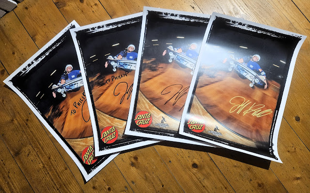 Concretewave Skateshop "Oldschool Skate Jam ´24" - Poster signed by Jeff!