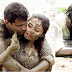 Indian couple bizarre post-wedding photoshoot in muddy fields is going viral