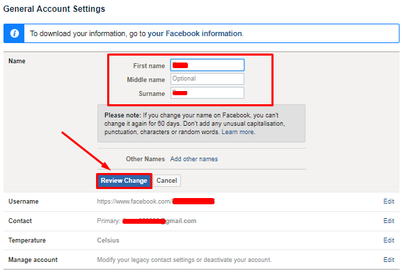 How To Change Your Facebook Page