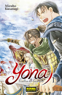 Yona Princesa del Amanecer vol. 12, 13 y 14 de Mizuho Kusanagi