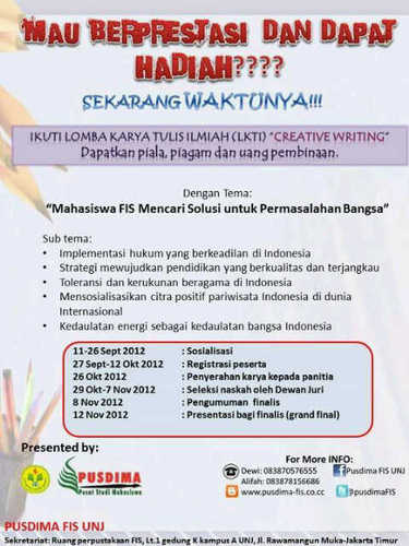 LOMBA KARYA TULIS ILMIAH