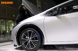 wheels and heels magazine coverage photo of all new 2023 Toyota Prius