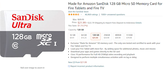 sandisk 128gb micro sd card