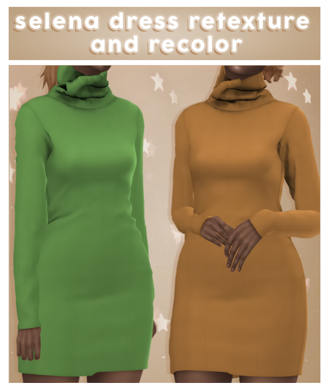 SELENA DRESS RETEXTURE