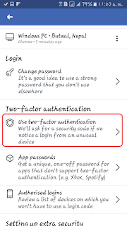 How to Enable/Disable 2FA on Facebook(PC or Mobile)-Tech Blogspot