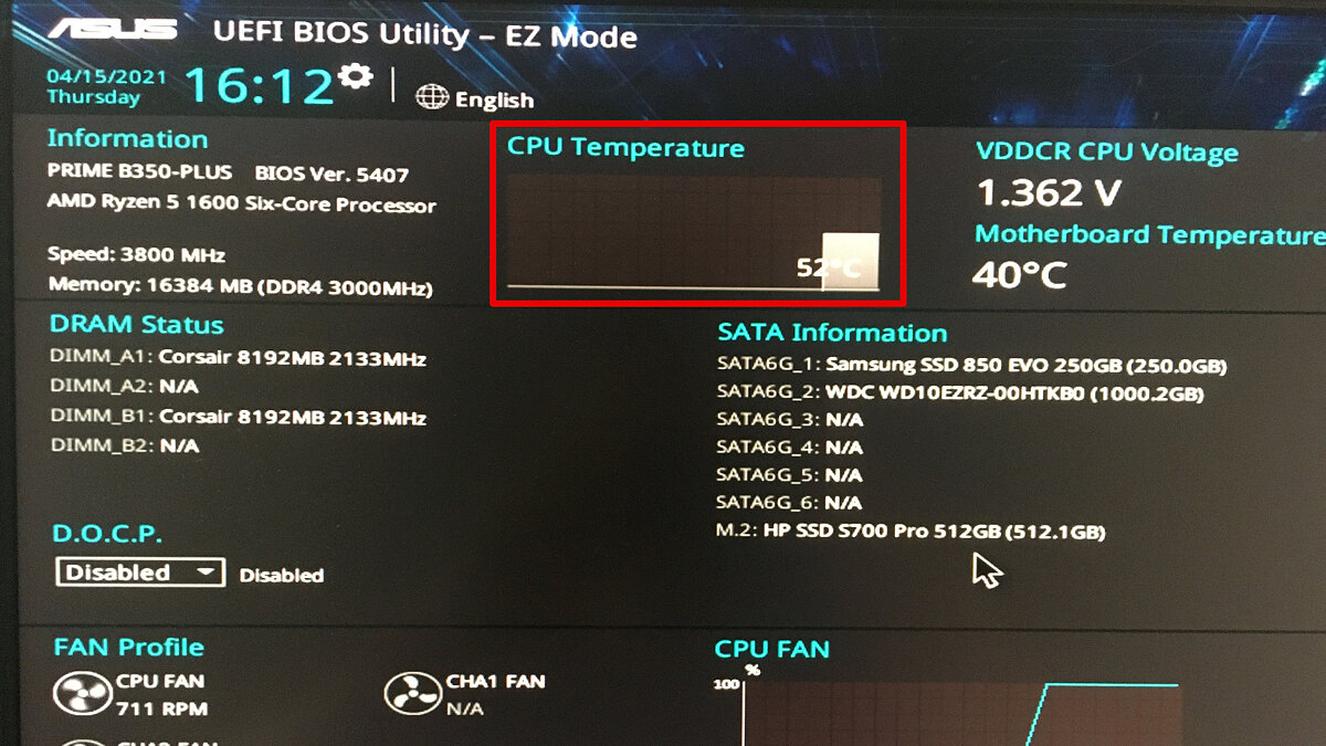 How to check the CPU temperature