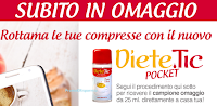 Logo Campione omaggio da 25 ml Diete.Tic: come richiederlo