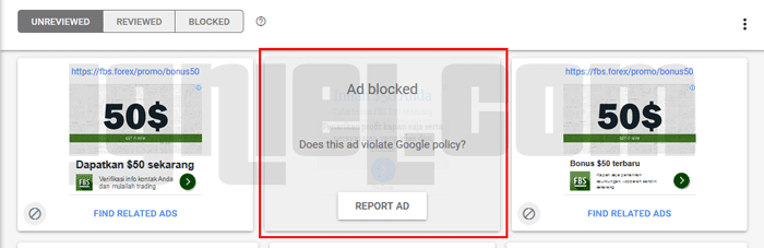 Cara Filter Iklan AdSense CPC Murah