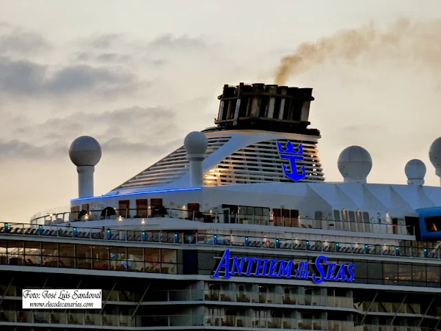 crucero mas grande del mundo Anthem of the Seas  Las palmas de Gran Canaria