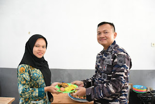 Komandan Lanal Banten Gelar Silaturahmi dan Syukuran Pembangunan MI AL-Fatwa