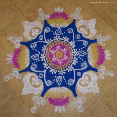 Multi Color Rangolis