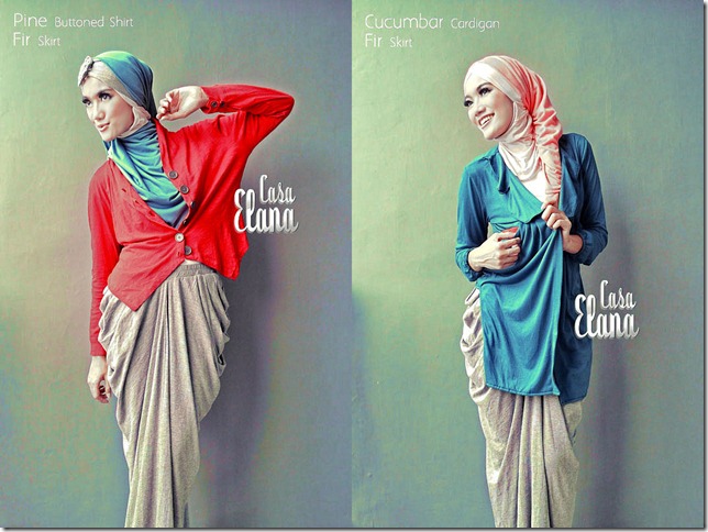 trend fashion busana  muslim retro 