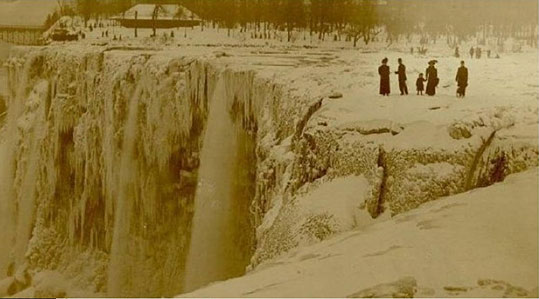 niagara falls frozen in 1911