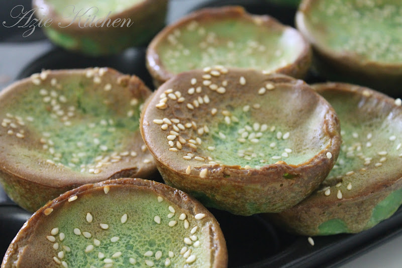 La la la Kuih Bakar Pandan - Azie Kitchen