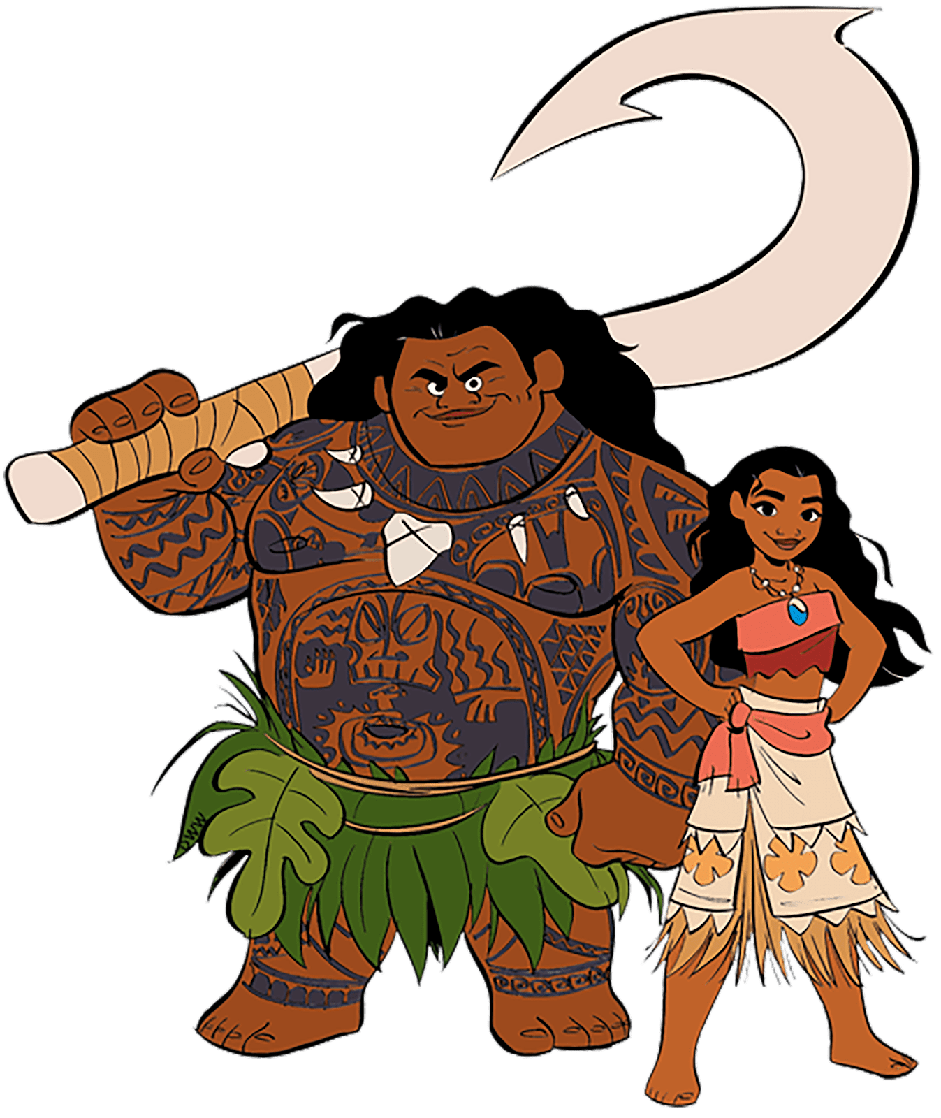 imagenes sin fondo en png de los personajes de Moana