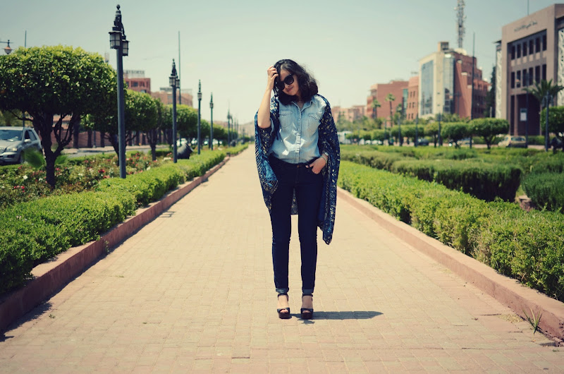 the serial shopper in the streets of marrakesh