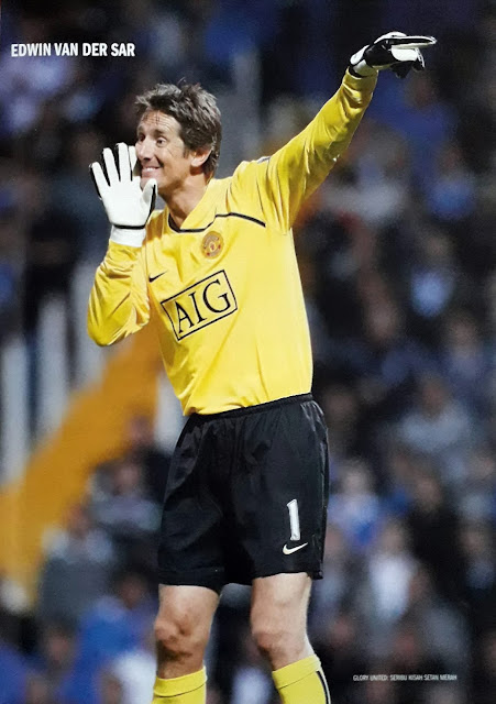 EDWIN VAN DER SAR OF MANCHESTER UNITED