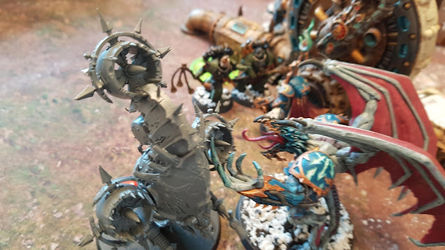 Warhammer 40k battle report - Maelstrom of War -  Schemes of War - 2000 points - Thousand Sons vs Death Guard