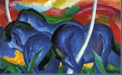 Resultado de imagen para der blaue reiter (el jinete azul)