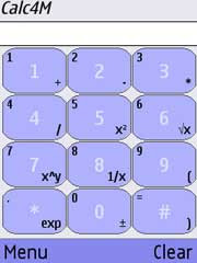 Calc4M is a calculator for mobile phones