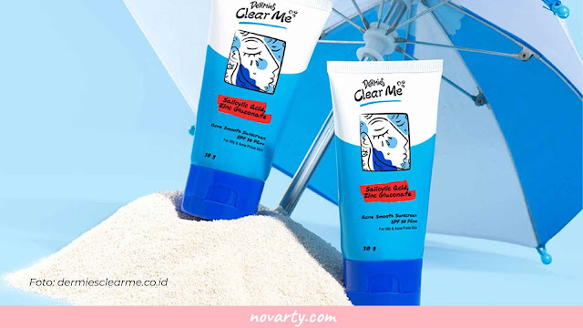 5  Manfaat Menggunakan Dermies Clear Me Acne Smooth Sunscreen