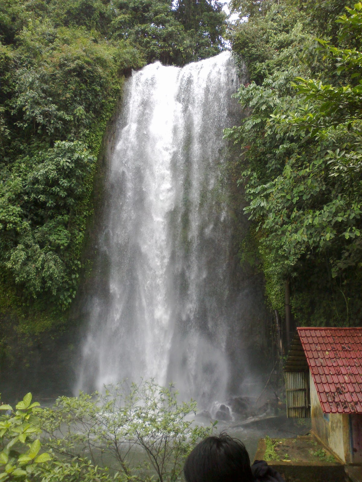 3 Air terjun sungai pulau yang berlokasi di area perbatasan antara Desa Tuo Limbur dengan Desa Tanjung Bungo