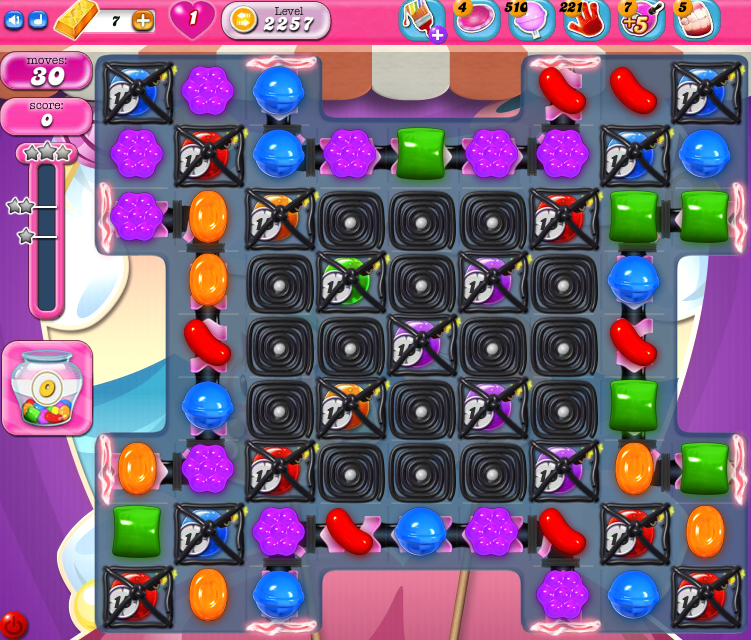 Candy Crush Saga level 2257