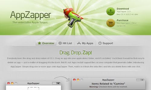 AppZapper web design