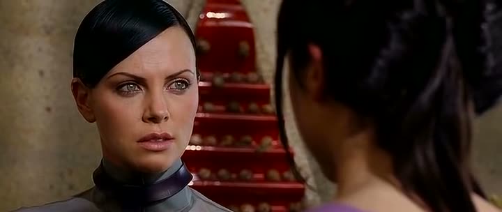 Screen Shot Of AEon Flux (2005) Dual Audio Movie 300MB small Size PC Movie