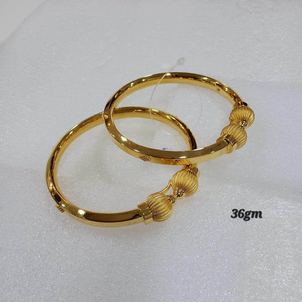 Latest Machine Gold Bangles Designs Simple And Beautiful For Dailywear Light Weight