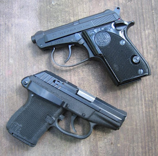 KelTec P32 and Beretta M21A