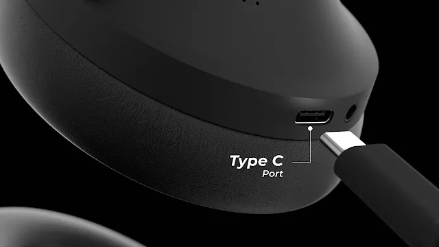 Zebronics Zeb-Duke 3 headphones with USB Type-C charging port and fast charging support